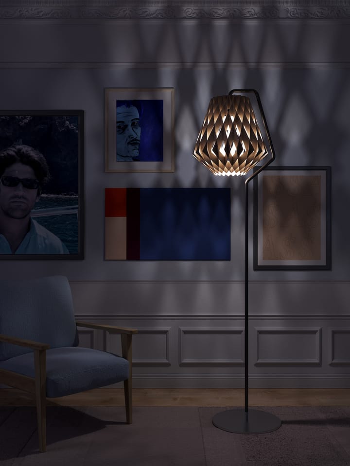 Pilke Signature vloerlamp Ø28 cm, Berken Pilke