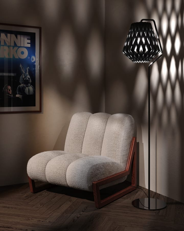 Pilke Signature vloerlamp Ø28 cm, Zwart Pilke