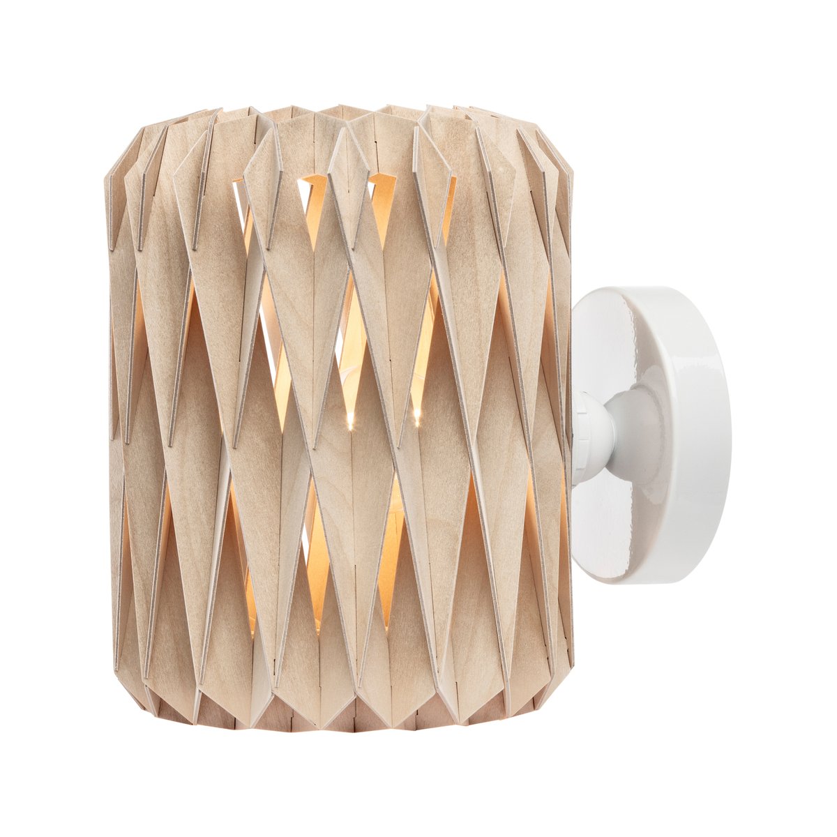 Pilke Signature wandlamp o18 cm Beukenhout | Scandinavisch Interieur | Wandlampen | Beige