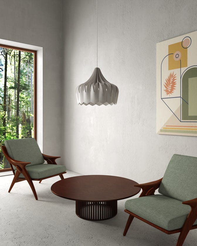 Pioni hanglamp L Ø52 cm, Wit Pilke