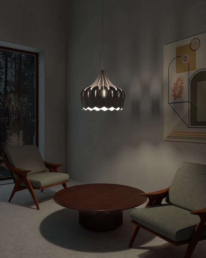 Pioni hanglamp L Ø52 cm, Wit Pilke