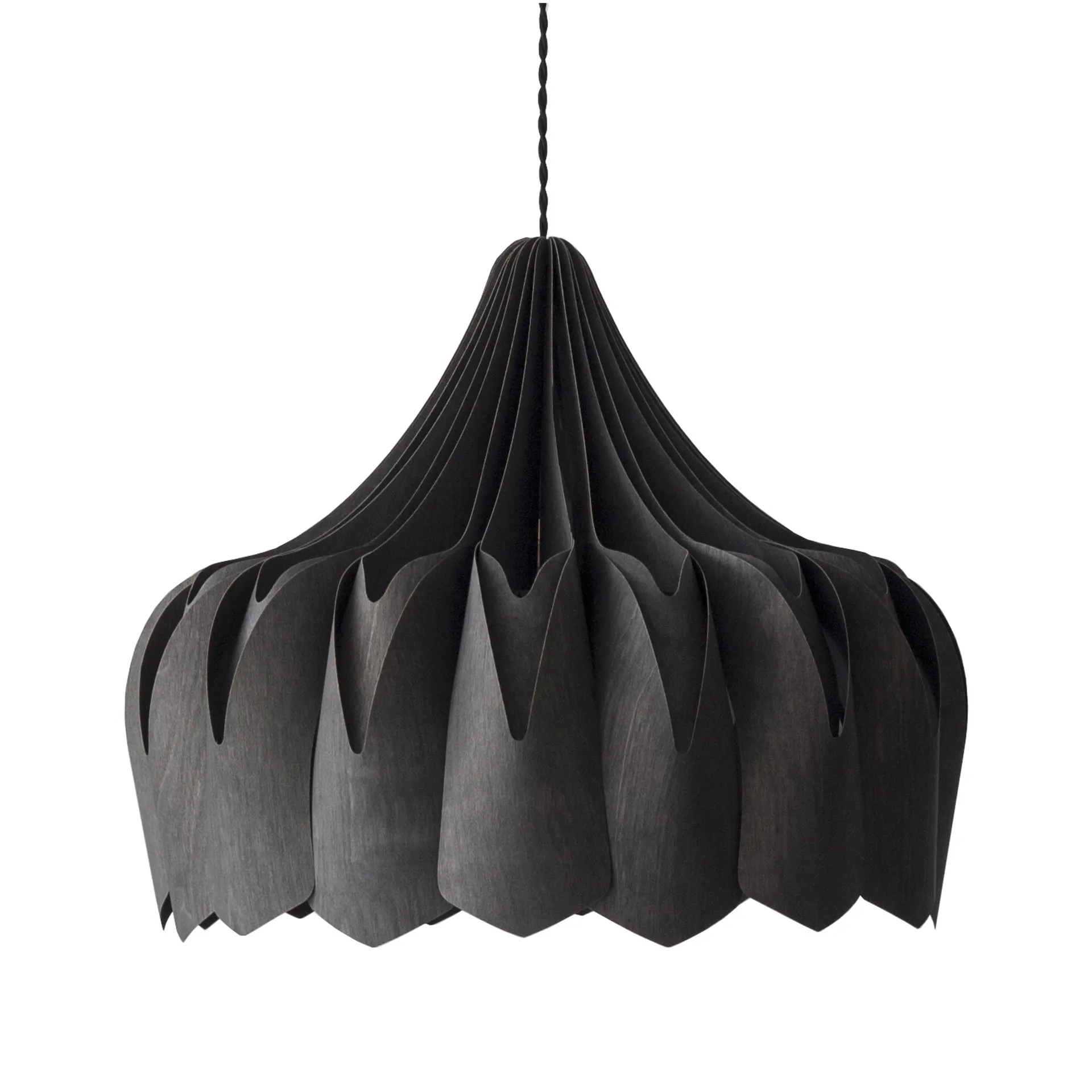 Pioni hanglamp L Ø52 cm, Zwart Pilke