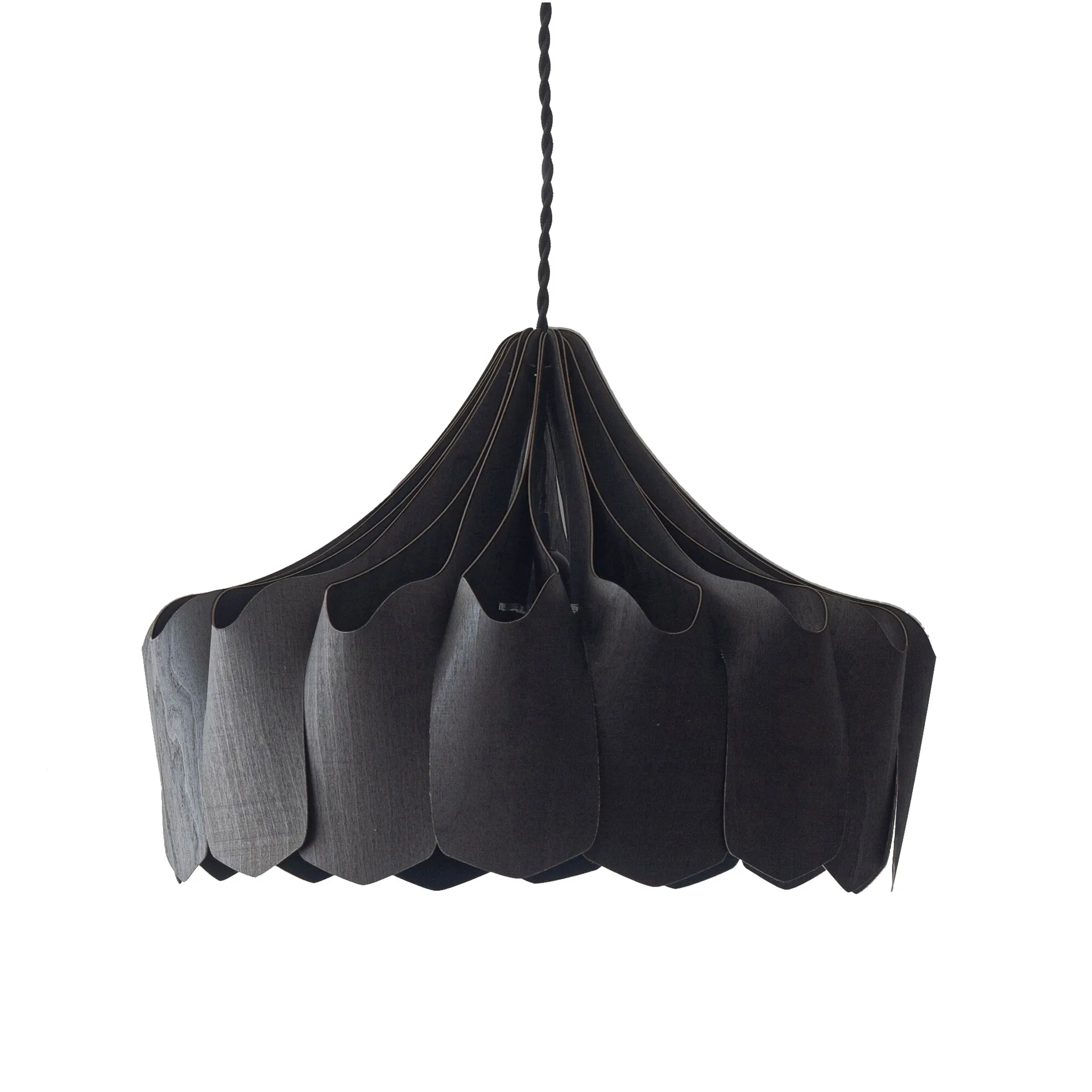 Pioni hanglamp S Ø38 cm, Zwart Pilke