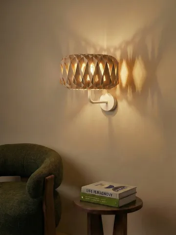 Signature 25 wandlamp - Berk, Ø28x15,5 cm - Pilke