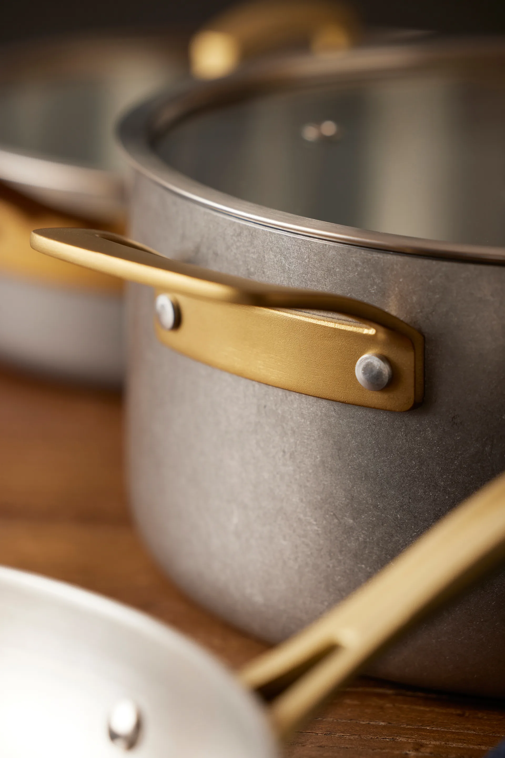 Durance braadpan met deksel 5 l, Roestvrij staal Pillivuyt