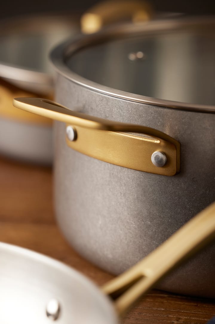 Durance braadpan met deksel 5 l, Roestvrij staal Pillivuyt