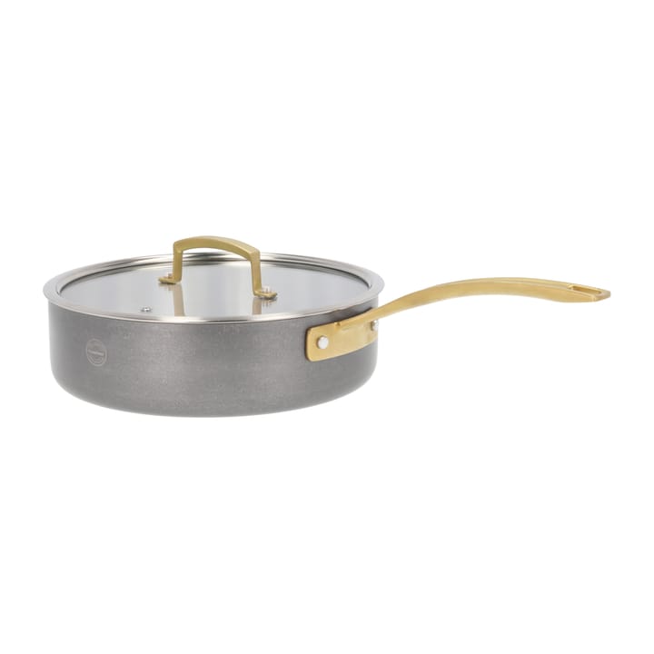 Durance hapjespan met deksel Ø24 cm, Roestvrij staal Pillivuyt