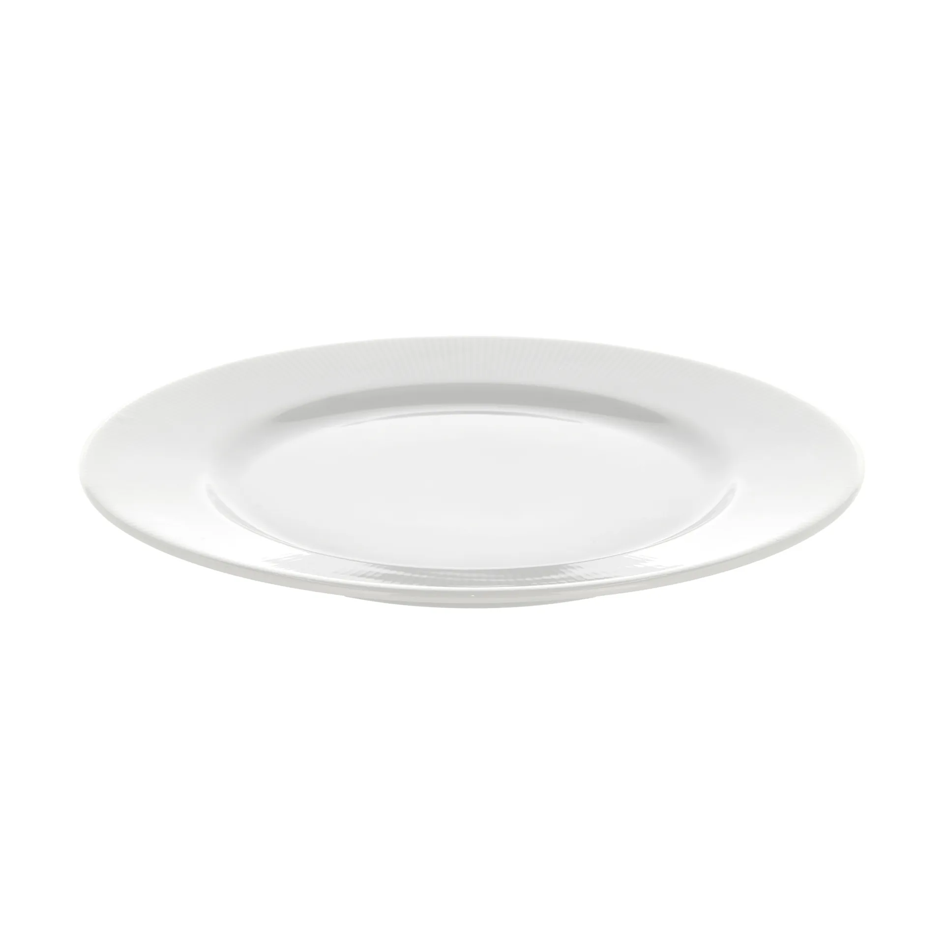Eventail bordje met rand Ø22 cm, Wit Pillivuyt