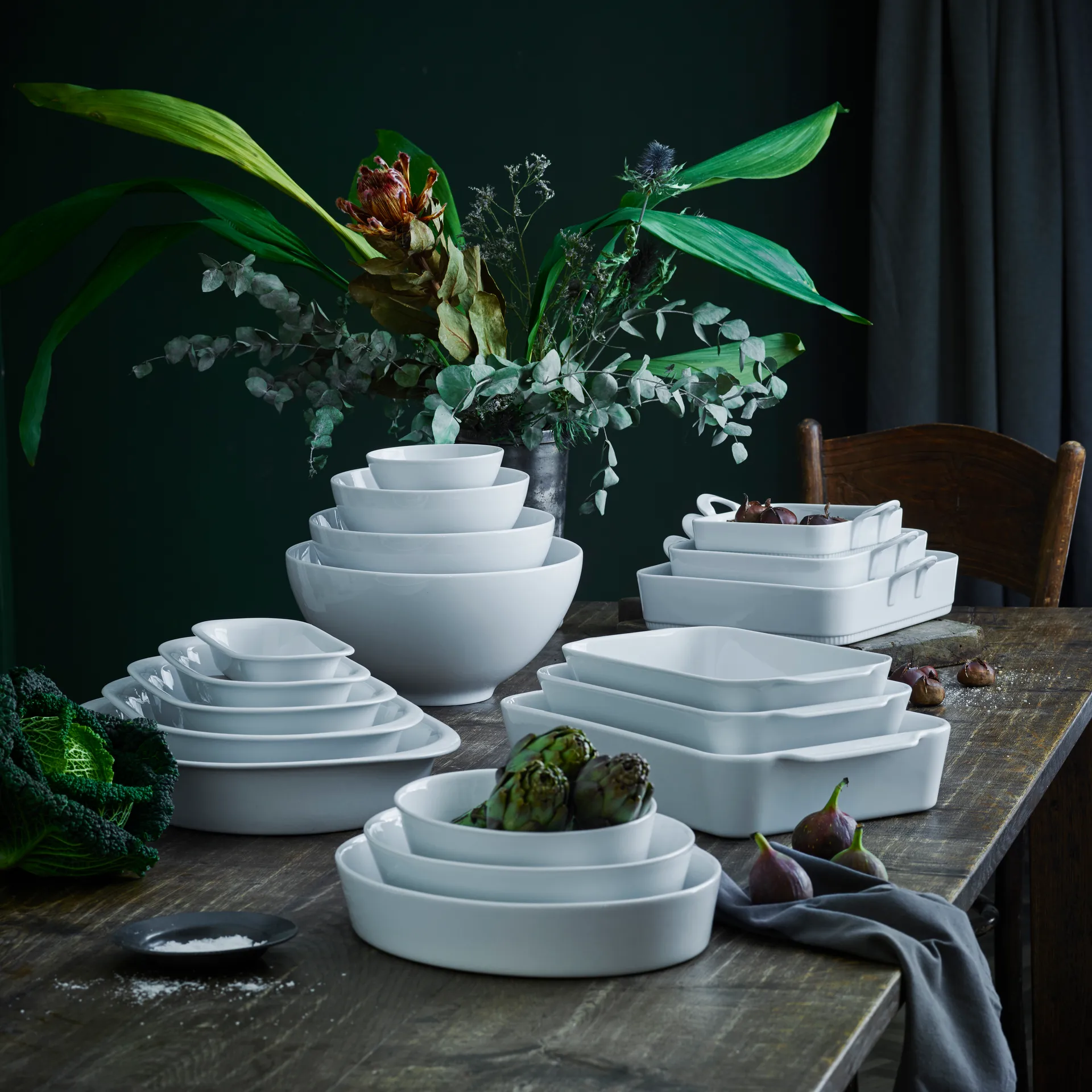 Pillivuyt dienblad wit, 32x17 cm Pillivuyt