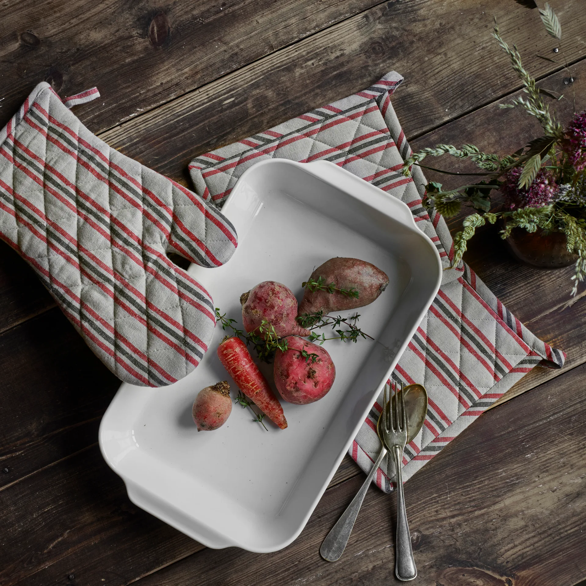 Pillivuyt dienblad wit, 32x17 cm Pillivuyt