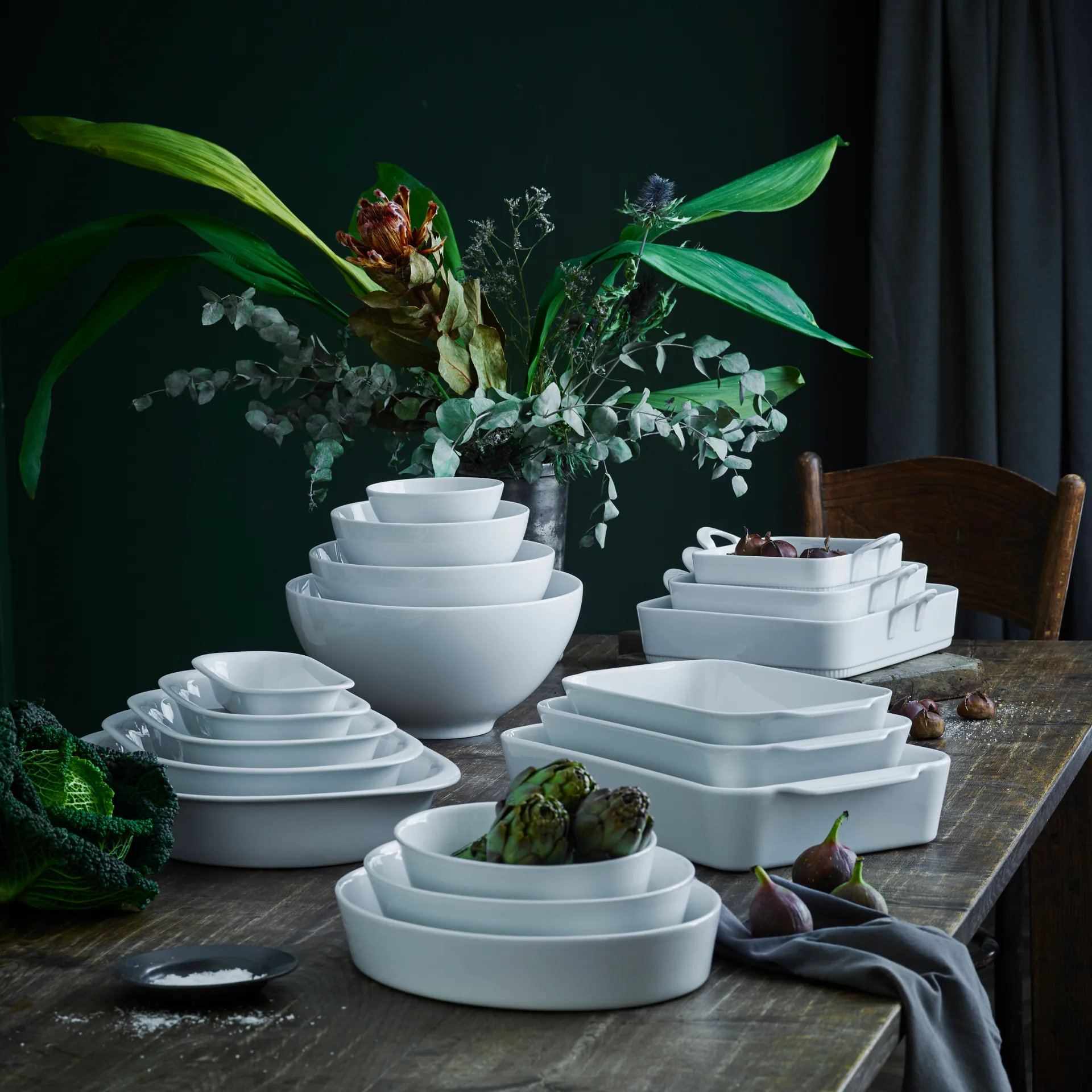 Pillivuyt dienblad wit, 38x21 cm Pillivuyt