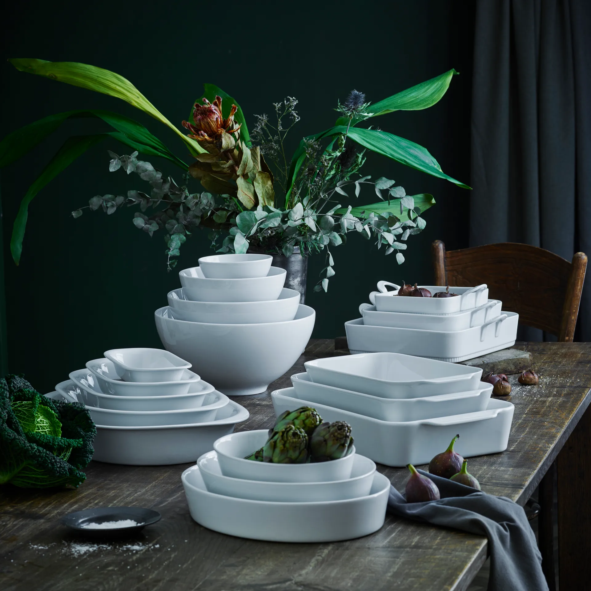 Pillivuyt dienblad wit, 44x26 cm Pillivuyt