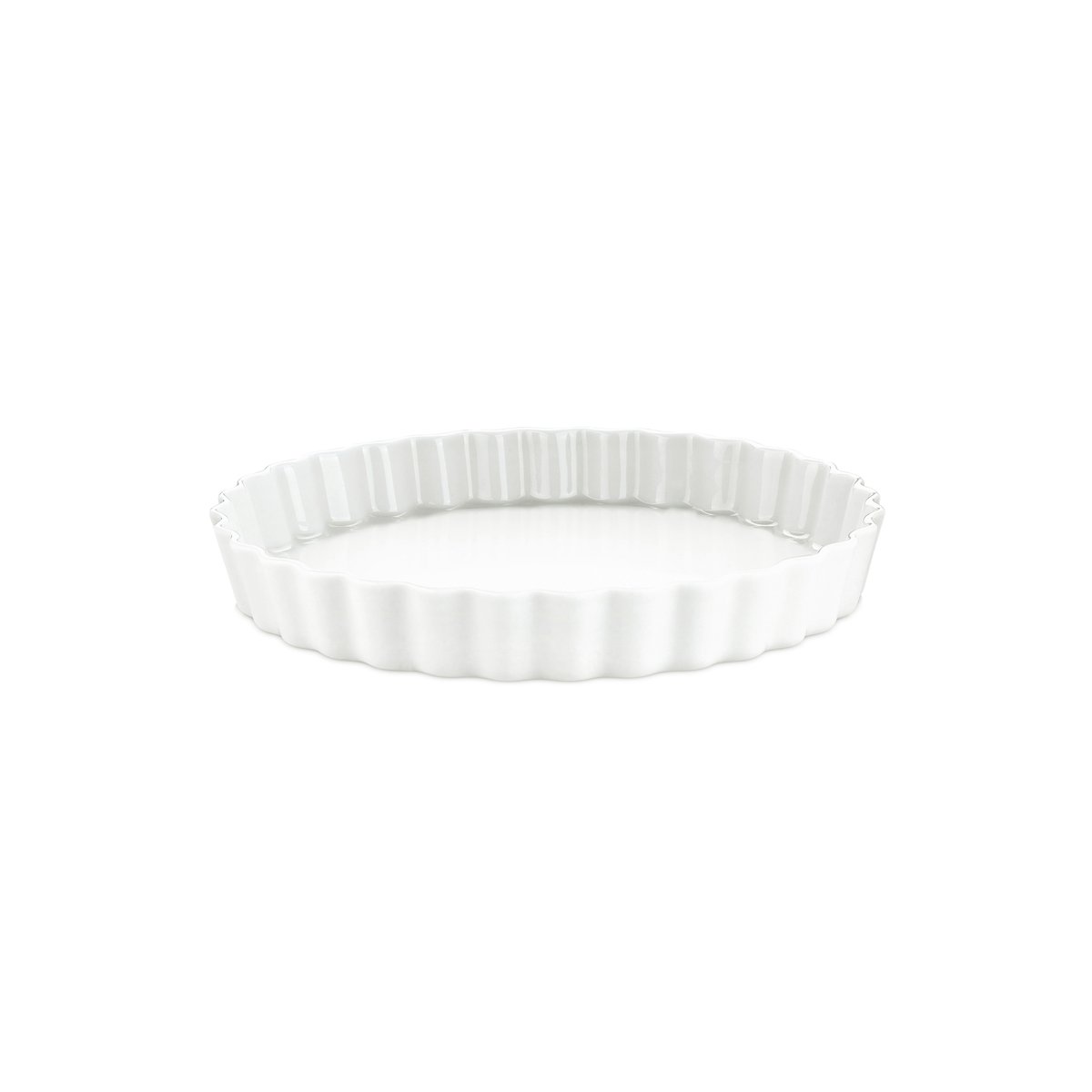 Pillivuyt flan schaal rond wit Doorsnee 11 cm | Scandinavisch Interieur | Quiche- & vlaaivormen | Wit