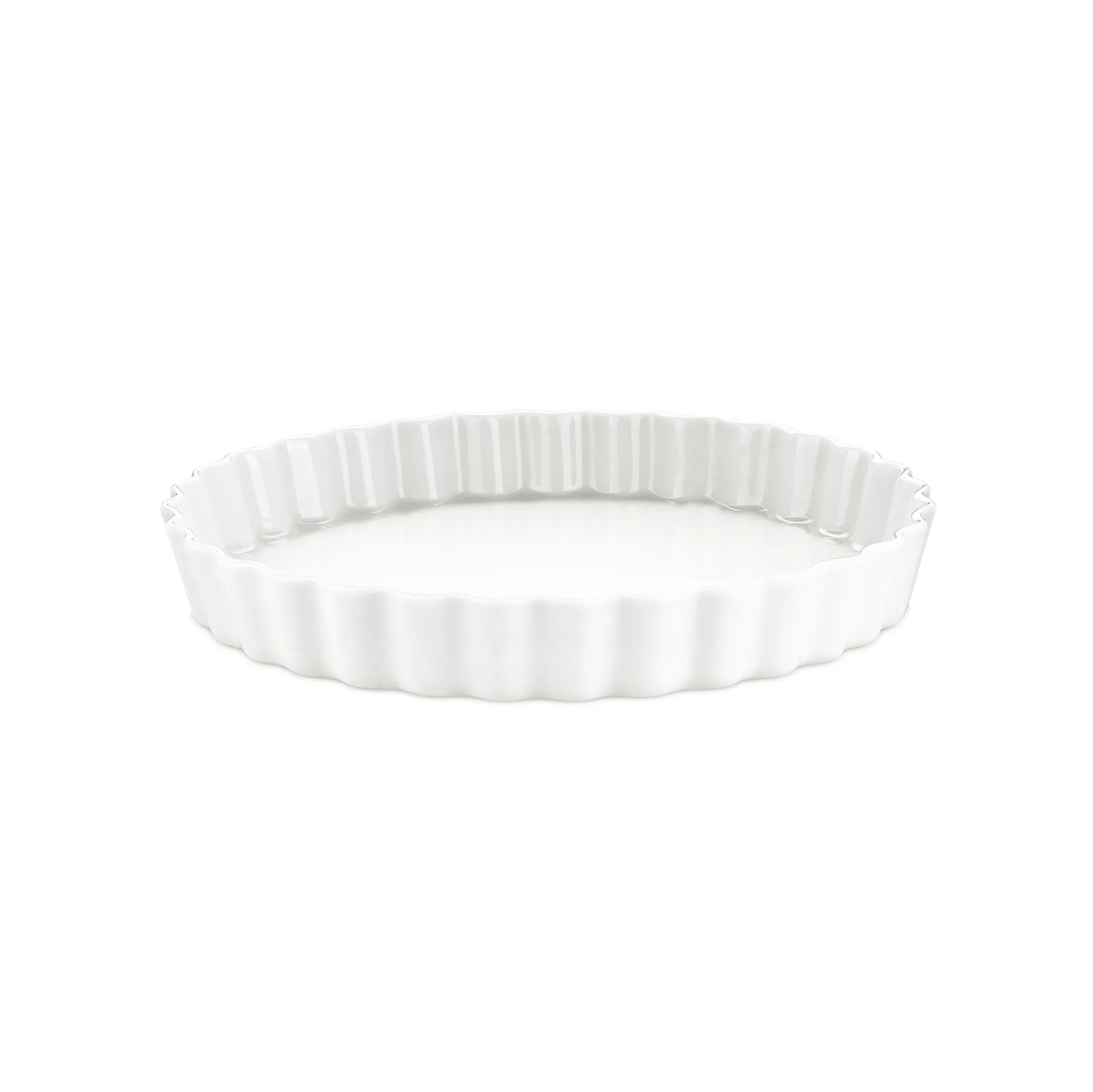 Pillivuyt flan schaal rond wit, Doorsnee 13,5 cm Pillivuyt