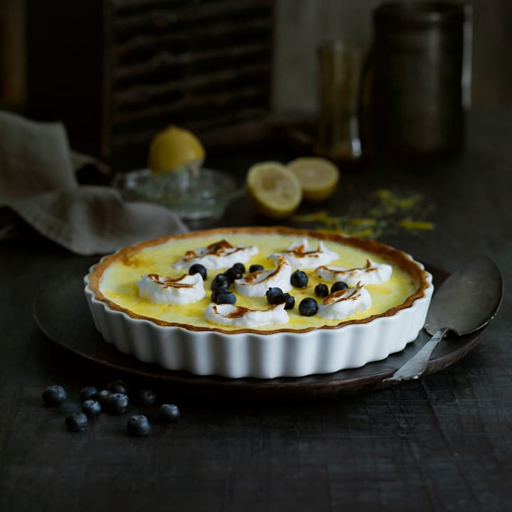 Pillivuyt flan schaal rond wit, Doorsnee 13,5 cm Pillivuyt