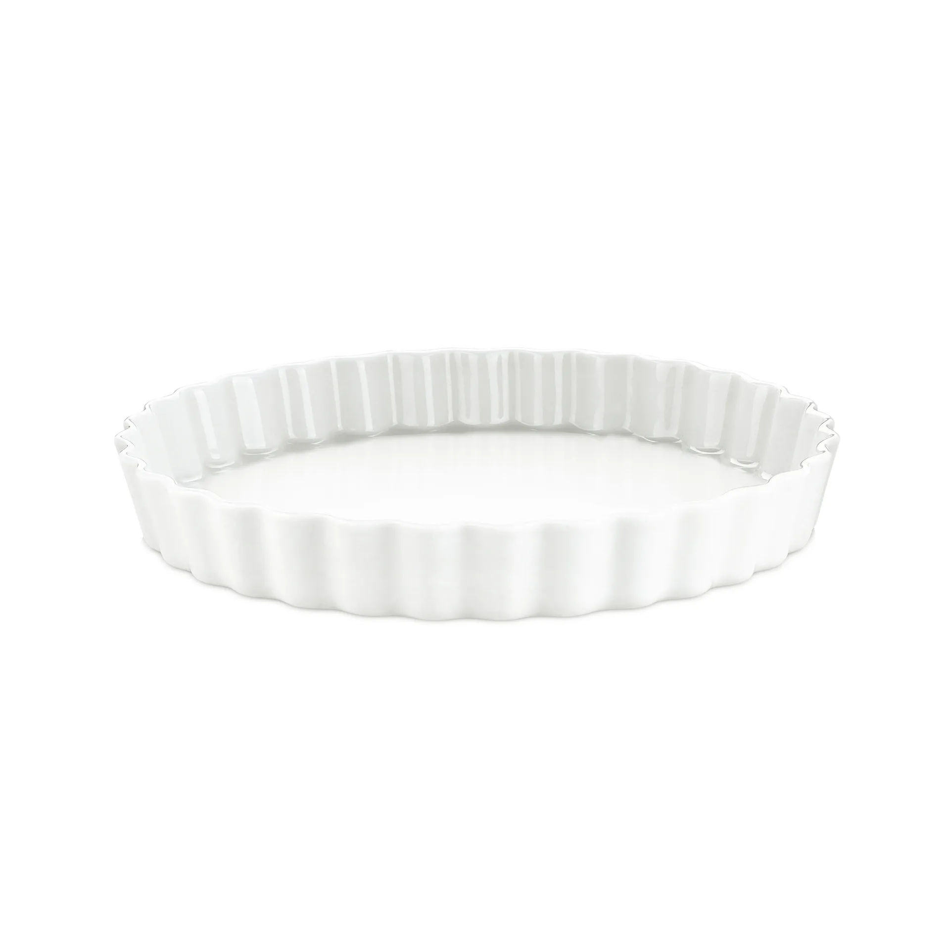 Pillivuyt flan schaal rond wit, Doorsnee 24 cm Pillivuyt
