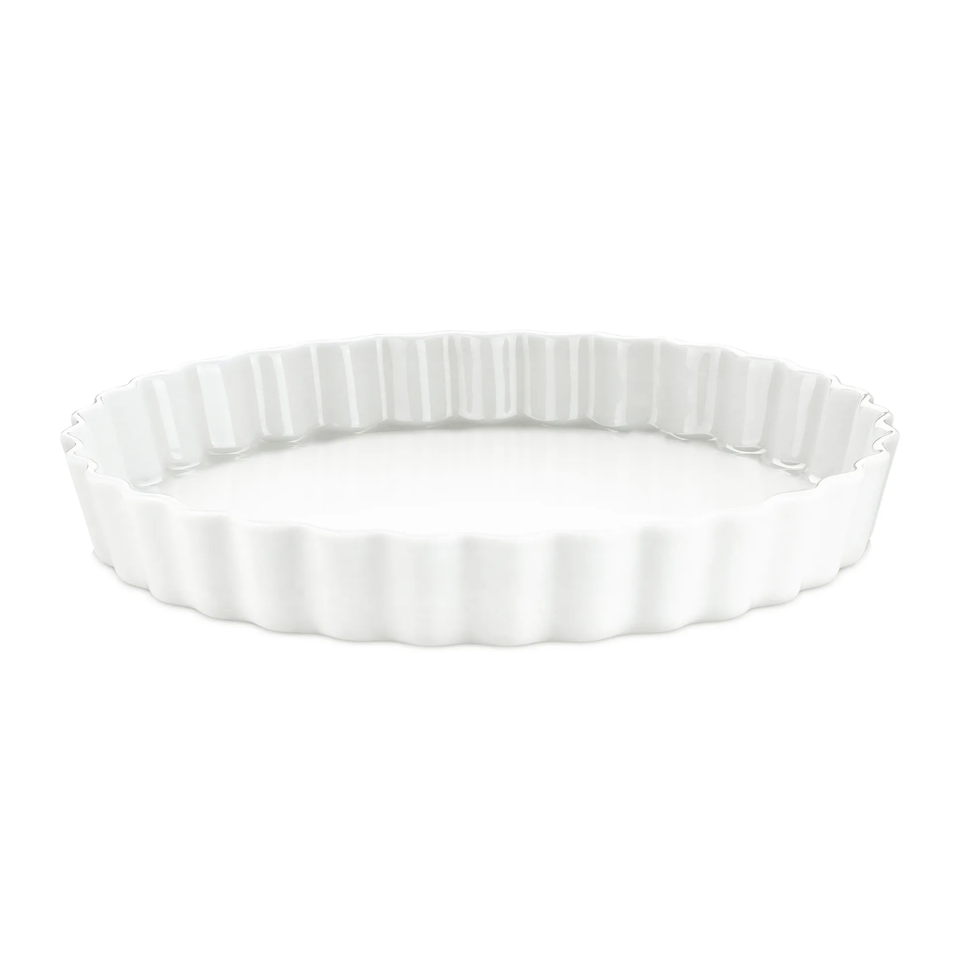 Pillivuyt flan schaal rond wit, Doorsnee 27,5 cm Pillivuyt