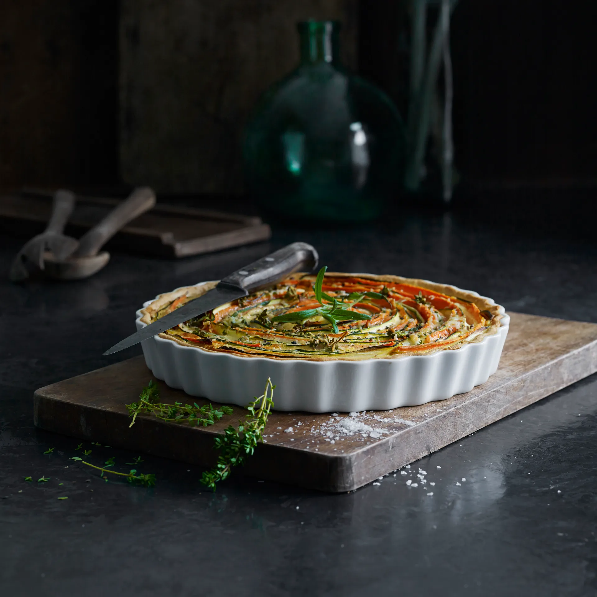 Pillivuyt flan schaal rond wit, Doorsnee 27,5 cm Pillivuyt