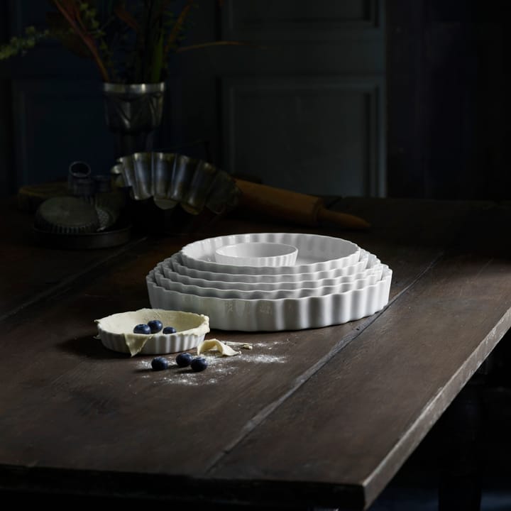 Pillivuyt flan schaal rond wit, Doorsnee 29 cm Pillivuyt