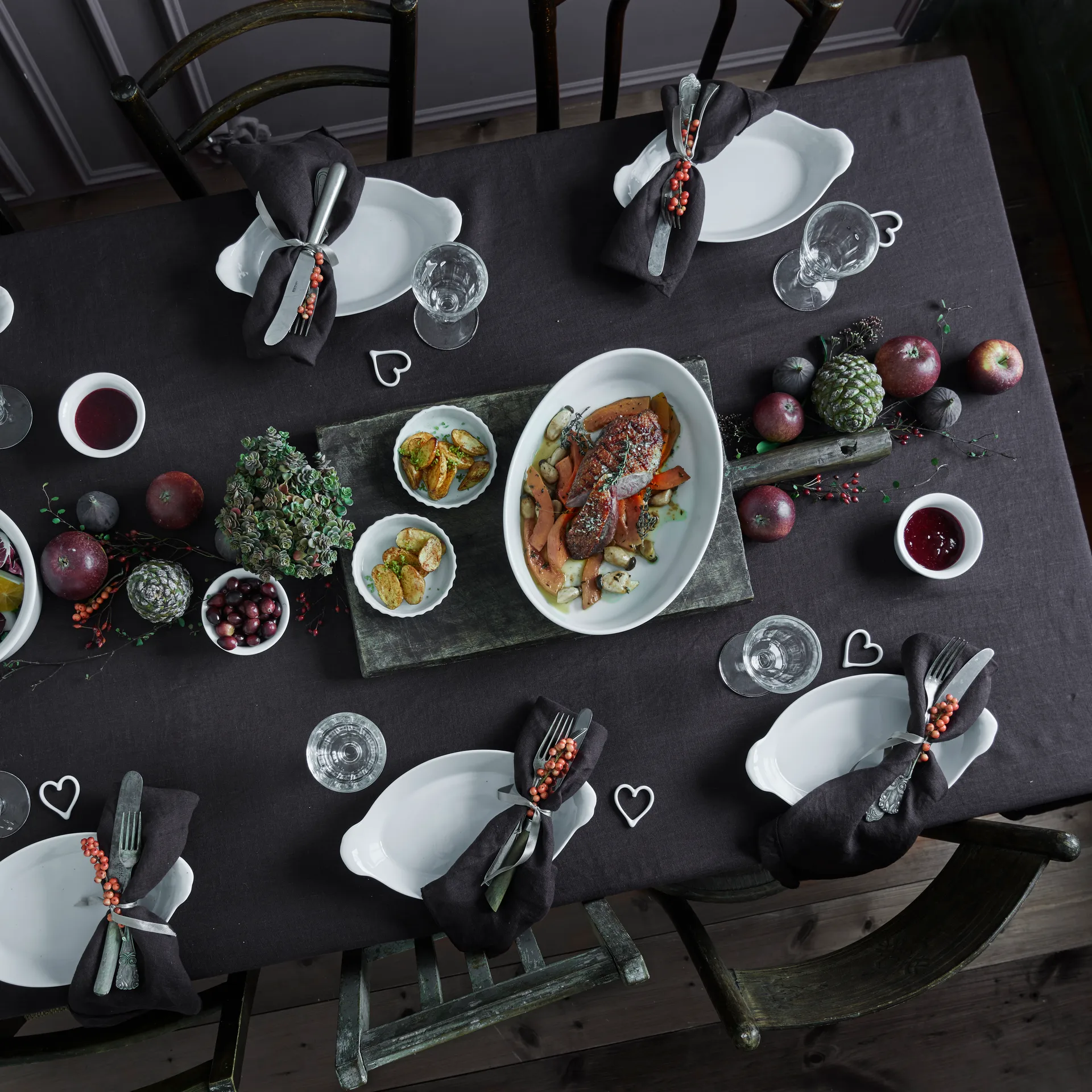 Pillivuyt plaat ovaal, Groot Pillivuyt