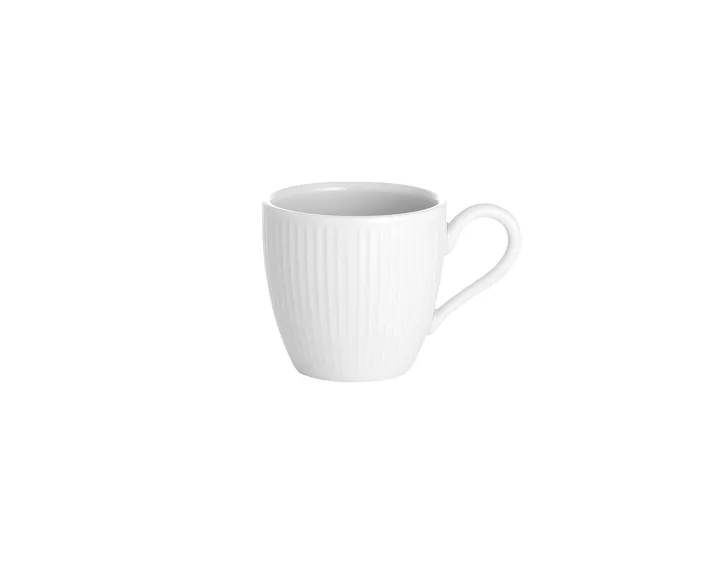 Pillivuyt Plissé espressokop 9 cl - Wit - Pillivuyt