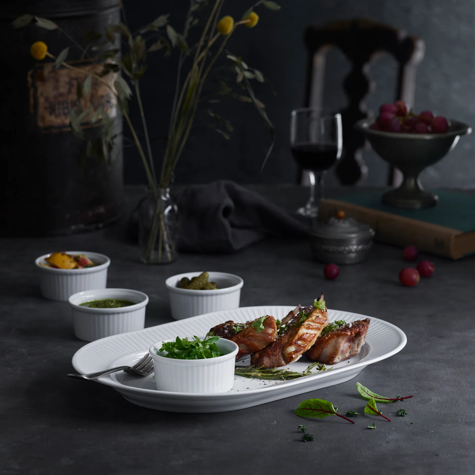 Pillivuyt sufflé schaal, Wit Pillivuyt