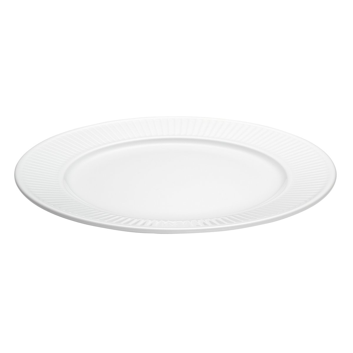 Pillivuyt Plissé bord doorsnee 26 cm Wit | Scandinavisch Interieur | Dinerborden | Wit