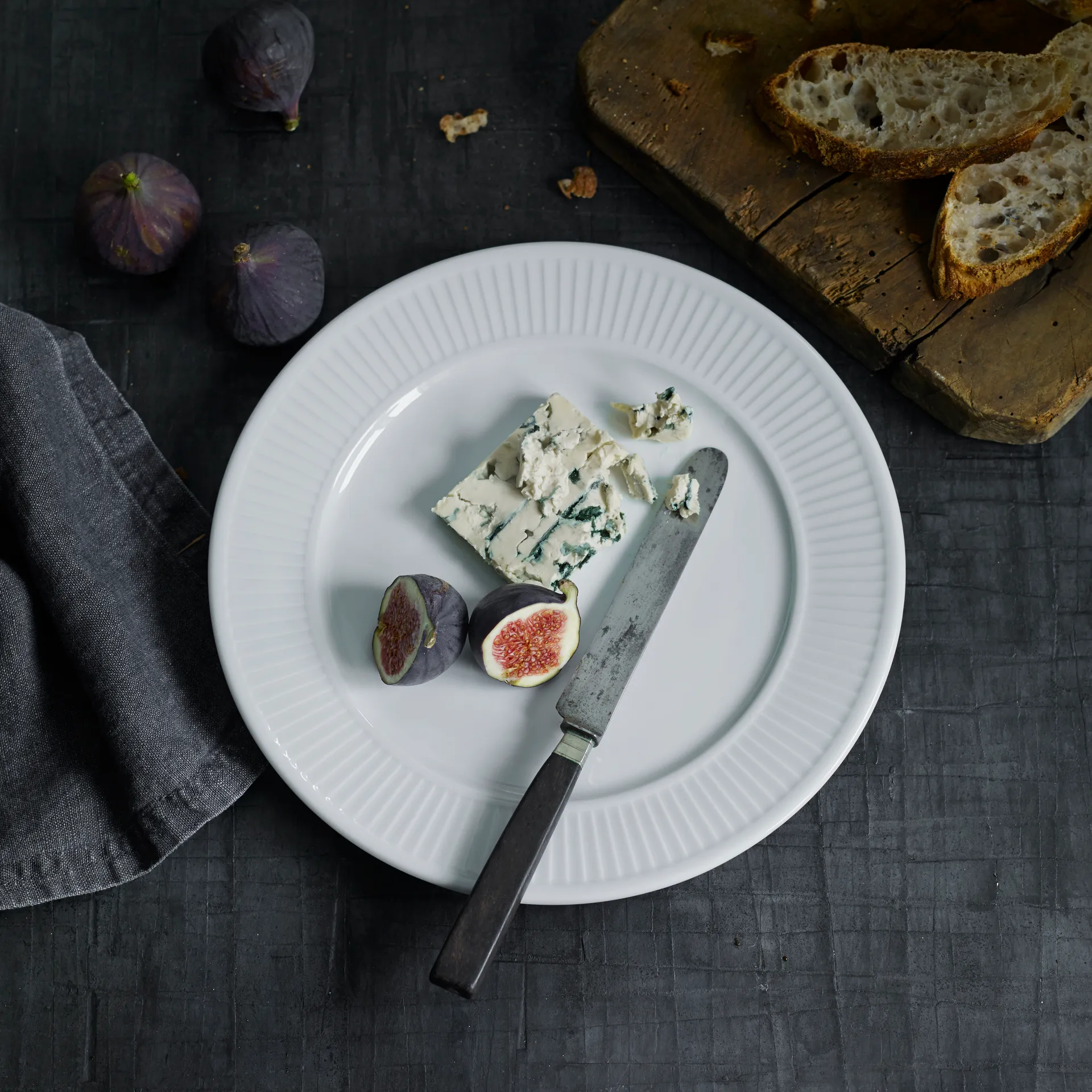 Plissé bord doorsnee 26 cm, Wit Pillivuyt