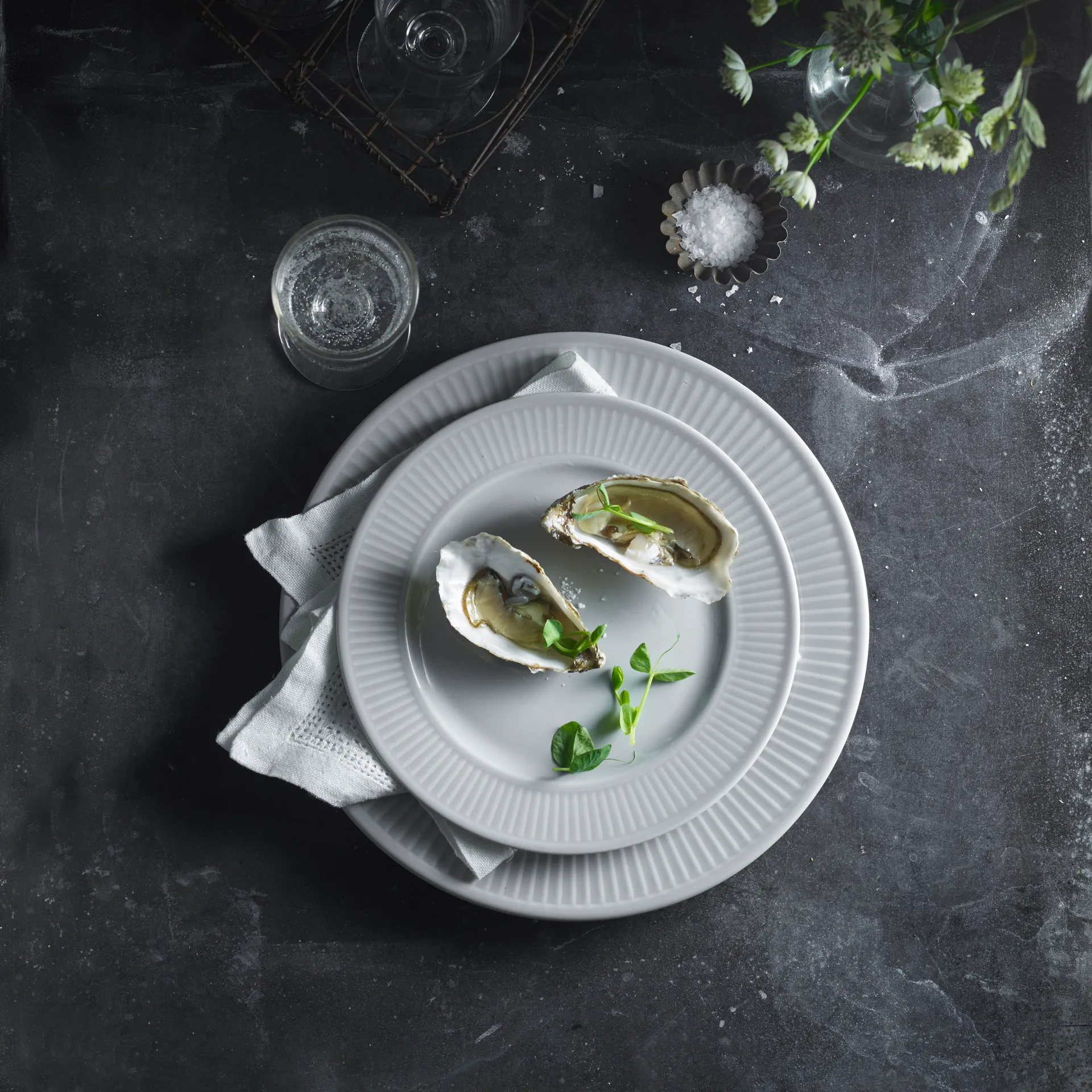 Plissé bord doorsnee 28 cm, Wit Pillivuyt