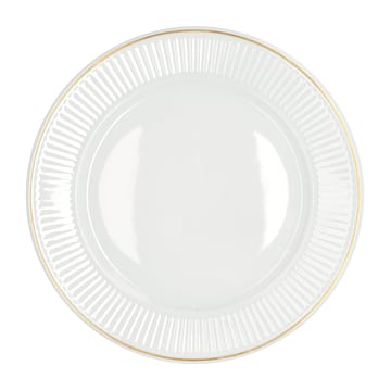 Plissé diep bord met gouden rand Ø22 cm - Wit - Pillivuyt