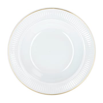 Plissé diep bord met gouden rand Ø22 cm - Wit - Pillivuyt