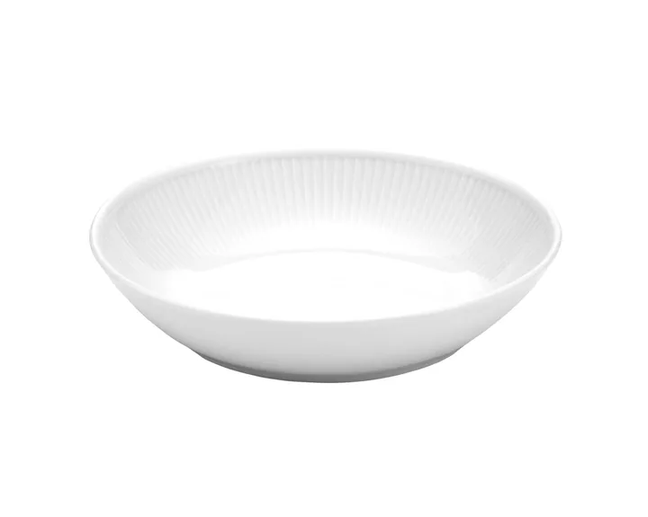 Plissé salade-/pastabord 23 cm - Wit - Pillivuyt