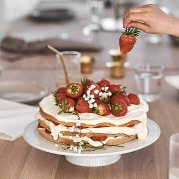 Plissé taart staander doorsnee 30 cm - Wit - Pillivuyt