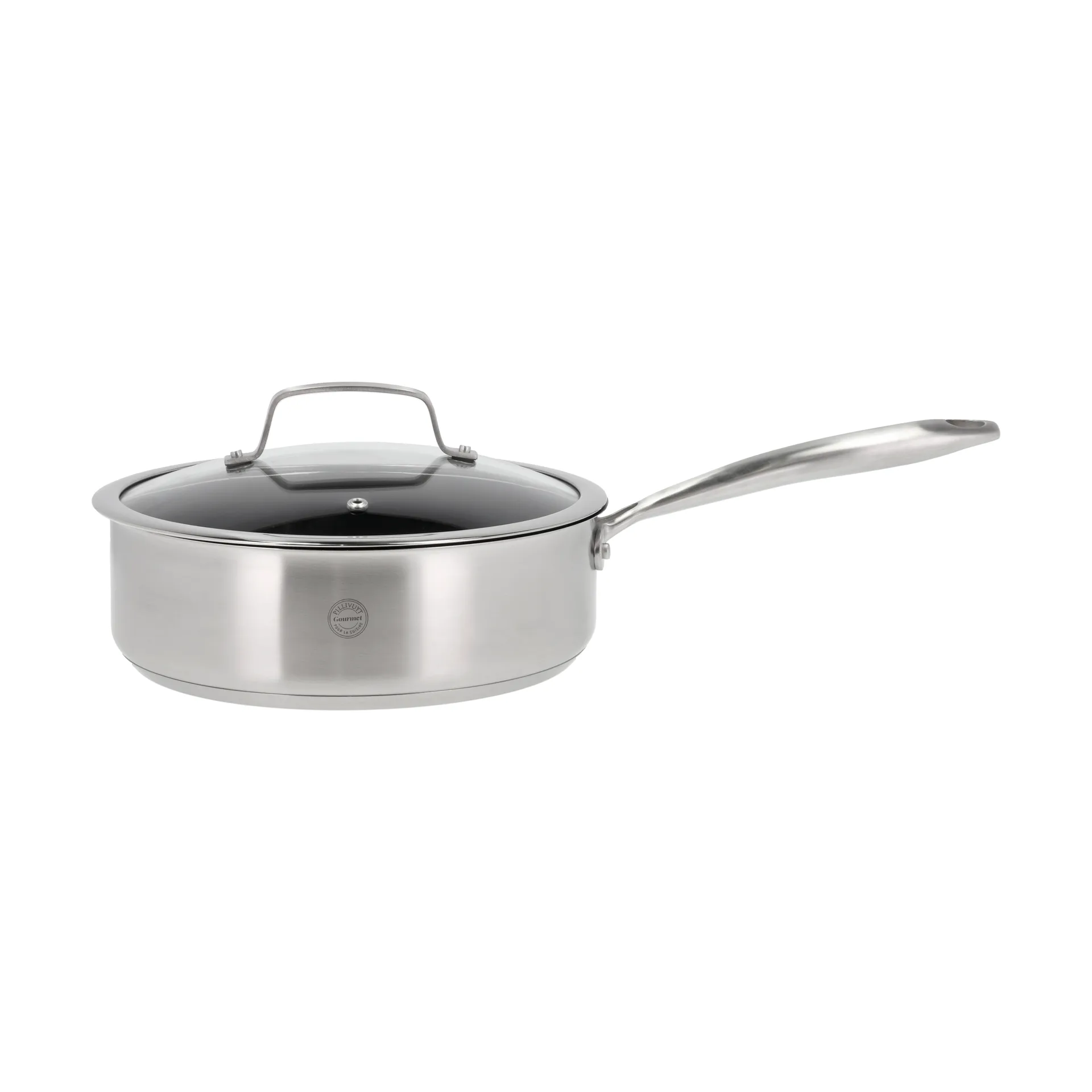 Roya hapjespan keramisch non-stick 24 cm, Roestvrij staal Pillivuyt