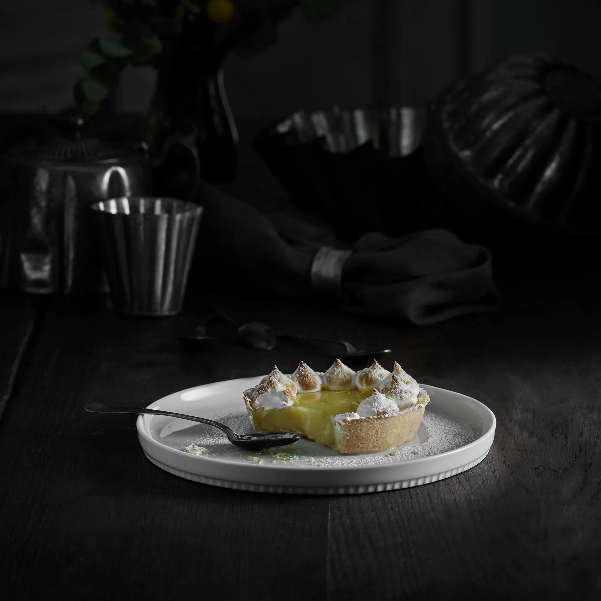 Toulouse bord rechte rand doorsnee 20 cm, Wit Pillivuyt