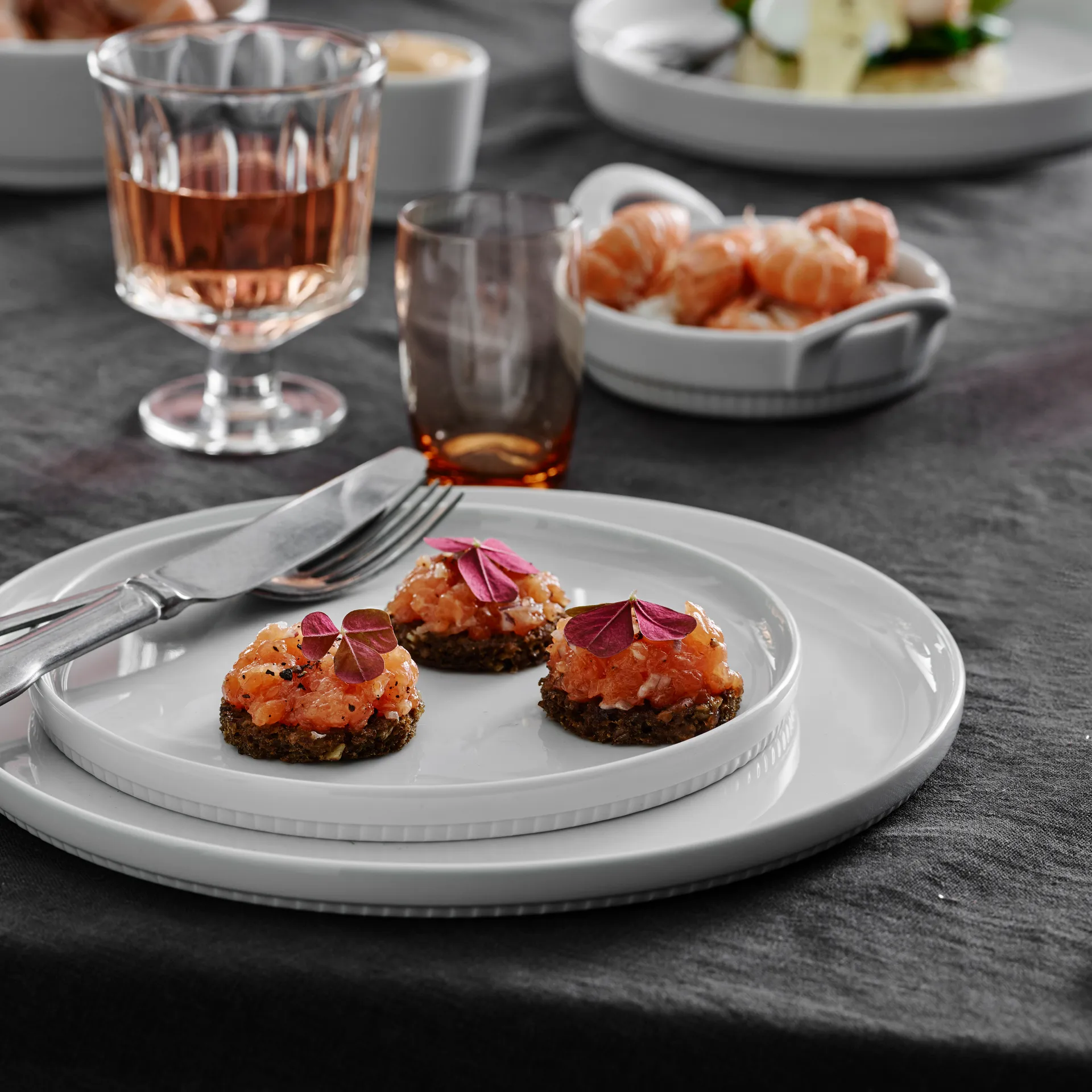 Toulouse bordje rechte rand Ø 15,5 cm, Wit Pillivuyt