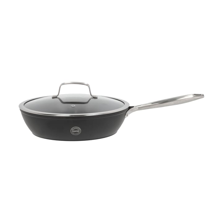 Travo hapjespan keramisch non-stick 28 cm - Zwart-aluminium - Pillivuyt