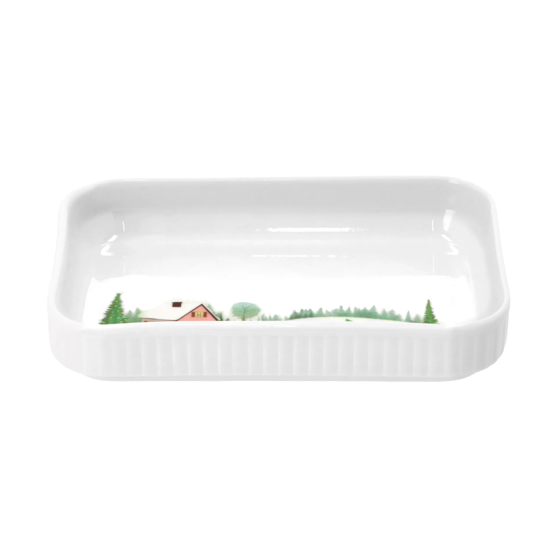 Vinter schaal 12x18 cm, Wit Pillivuyt