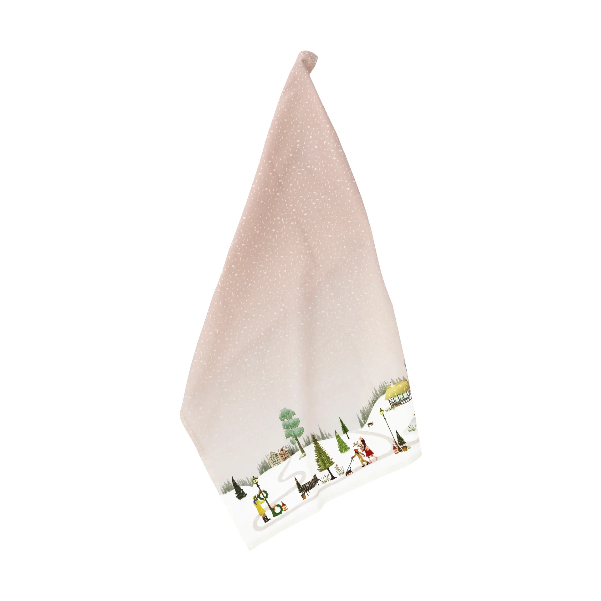 Vinter theedoek 50x70 cm, Woodrose Pillivuyt