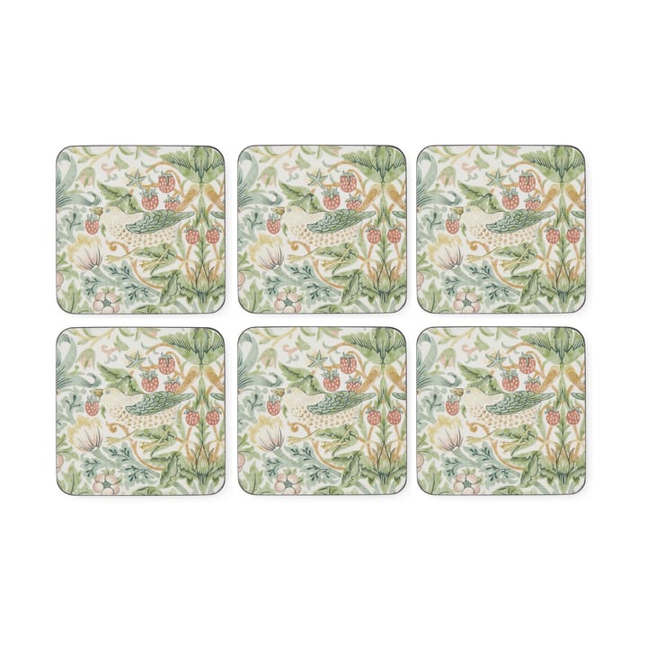 Aarbeidendief onderzetter 6 pack - Green - Pimpernel