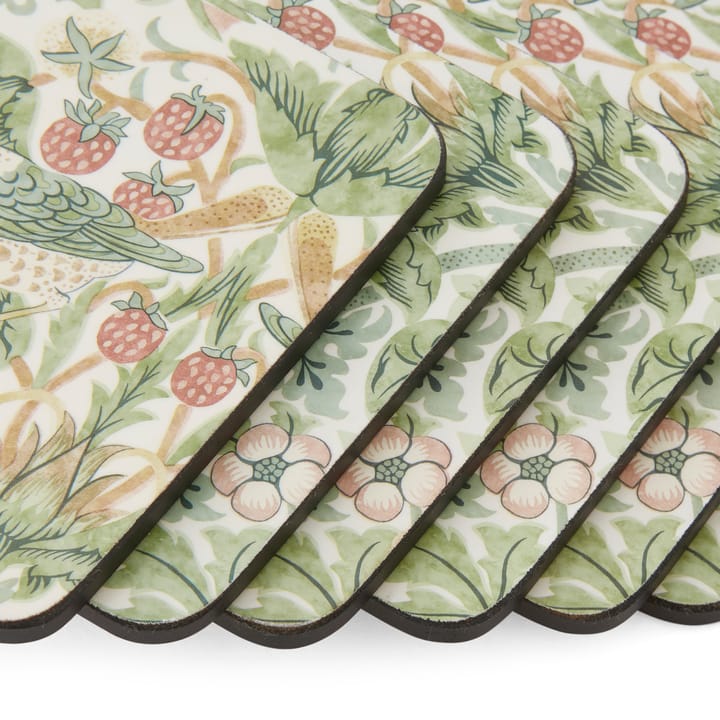 Aarbeidendief onderzetter 6 pack, Green Pimpernel