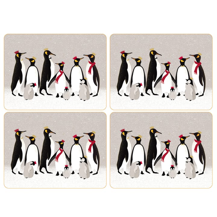 Christmas Penguin placemats 4-pack - 30x23 cm - Pimpernel
