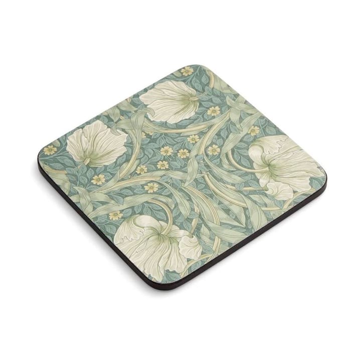 Morris & Co Pimpernel onderzetters 6-pack, Green, blue Pimpernel
