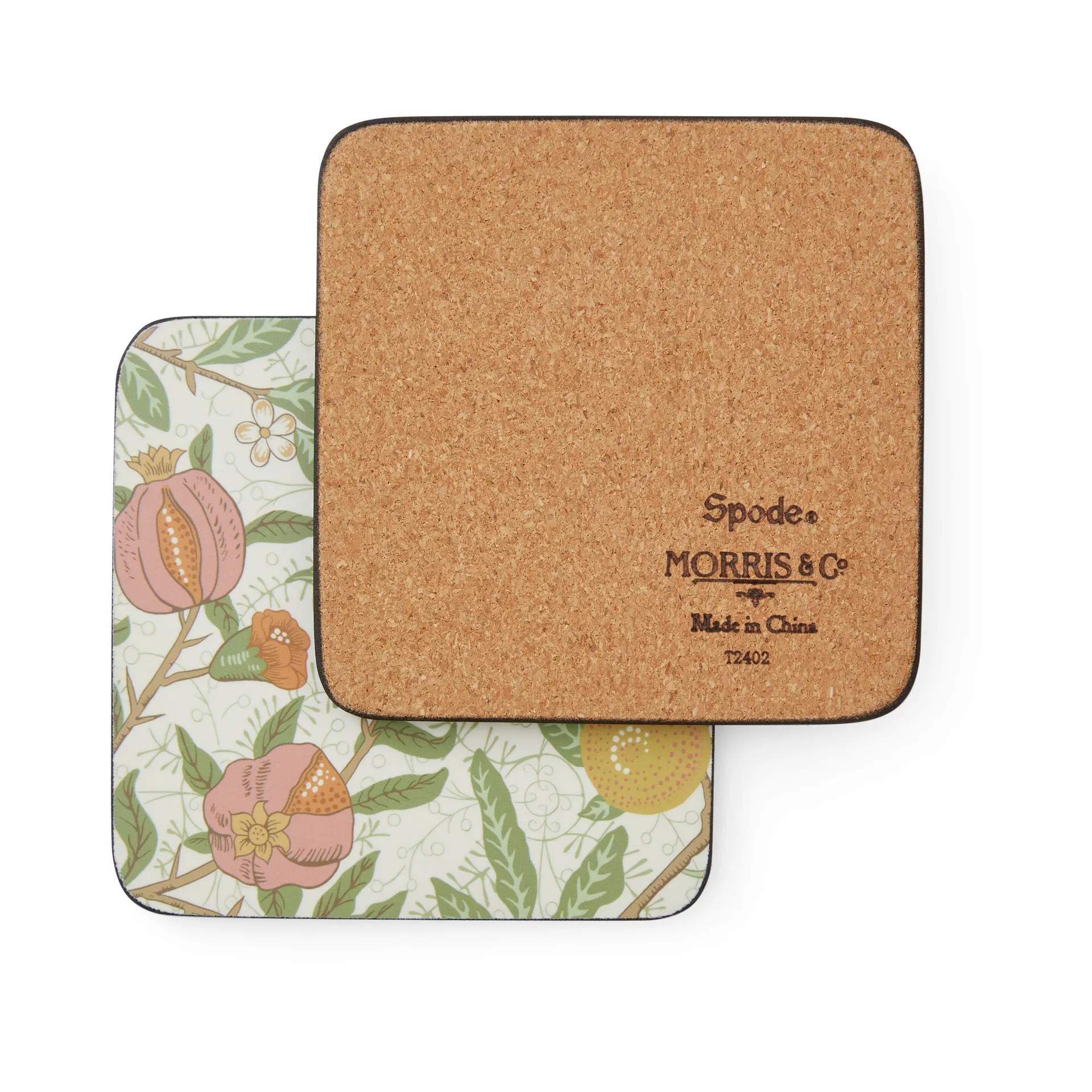 Morris & Co Simpley mixed onderzetters 6-delig, Fruit, Willow, Marigold Pimpernel