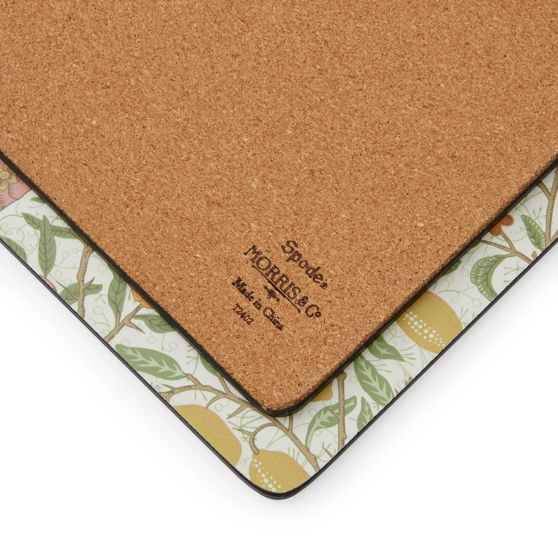 Morris & Co Simpley mixed placemat 4-delig, Fruit, Willow, Strawberry Thief, Marigold Pimpernel
