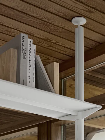 Pira G2 wandsysteem F C B White/Walnut 240-247 cm - Pira