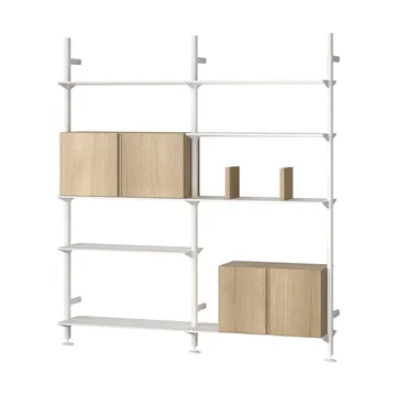 Pira G2 wandsysteem W A White/Oak - Pira