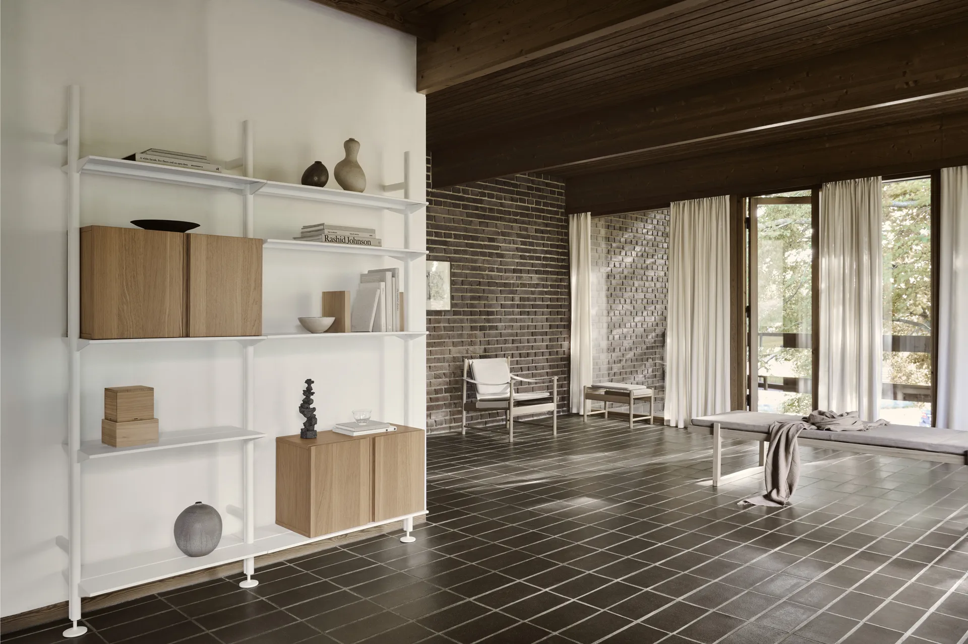 Pira G2 wandsysteem W A White/Oak,  Pira