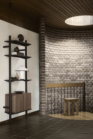 Pira G2 wandsysteem W B Black/Walnut - Pira