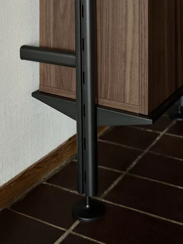 Pira G2 wandsysteem W B Black/Walnut - Pira